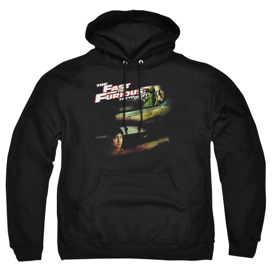 Tokyo Drift - Drifting Together - Adult Pull-over Hoodie - Black
