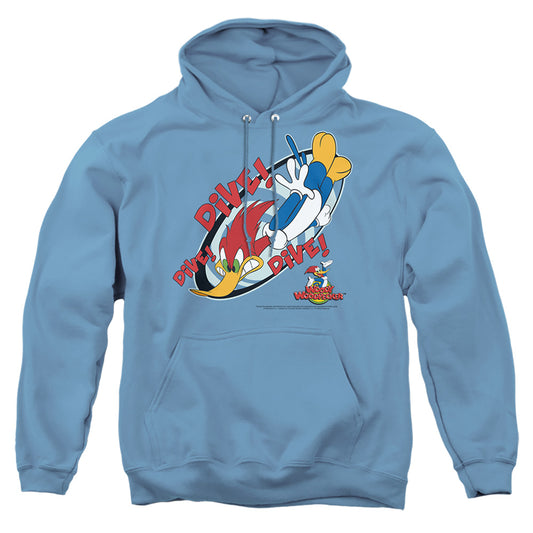 Woody Woodpecker - Dive - Adult Pull-over Hoodie - Carolina Blue