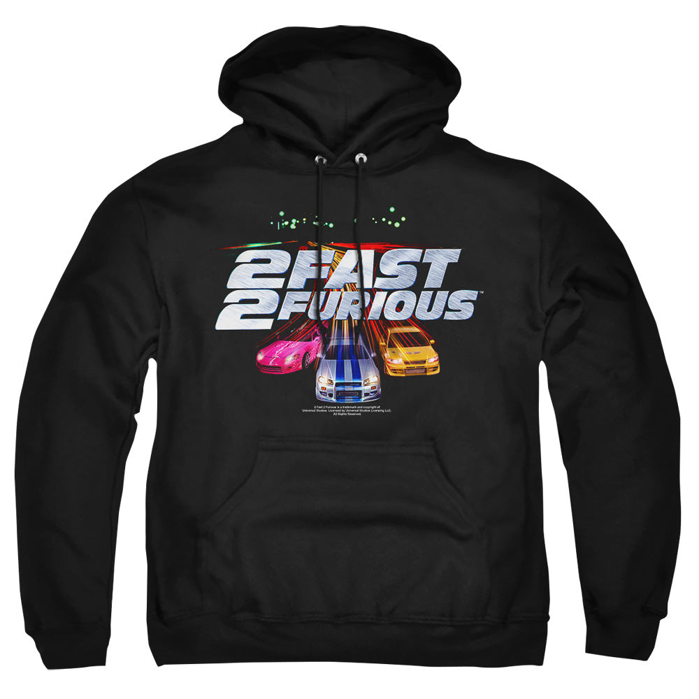 2 Fast 2 Furious - Logo - Adult Pull-over Hoodie - Black