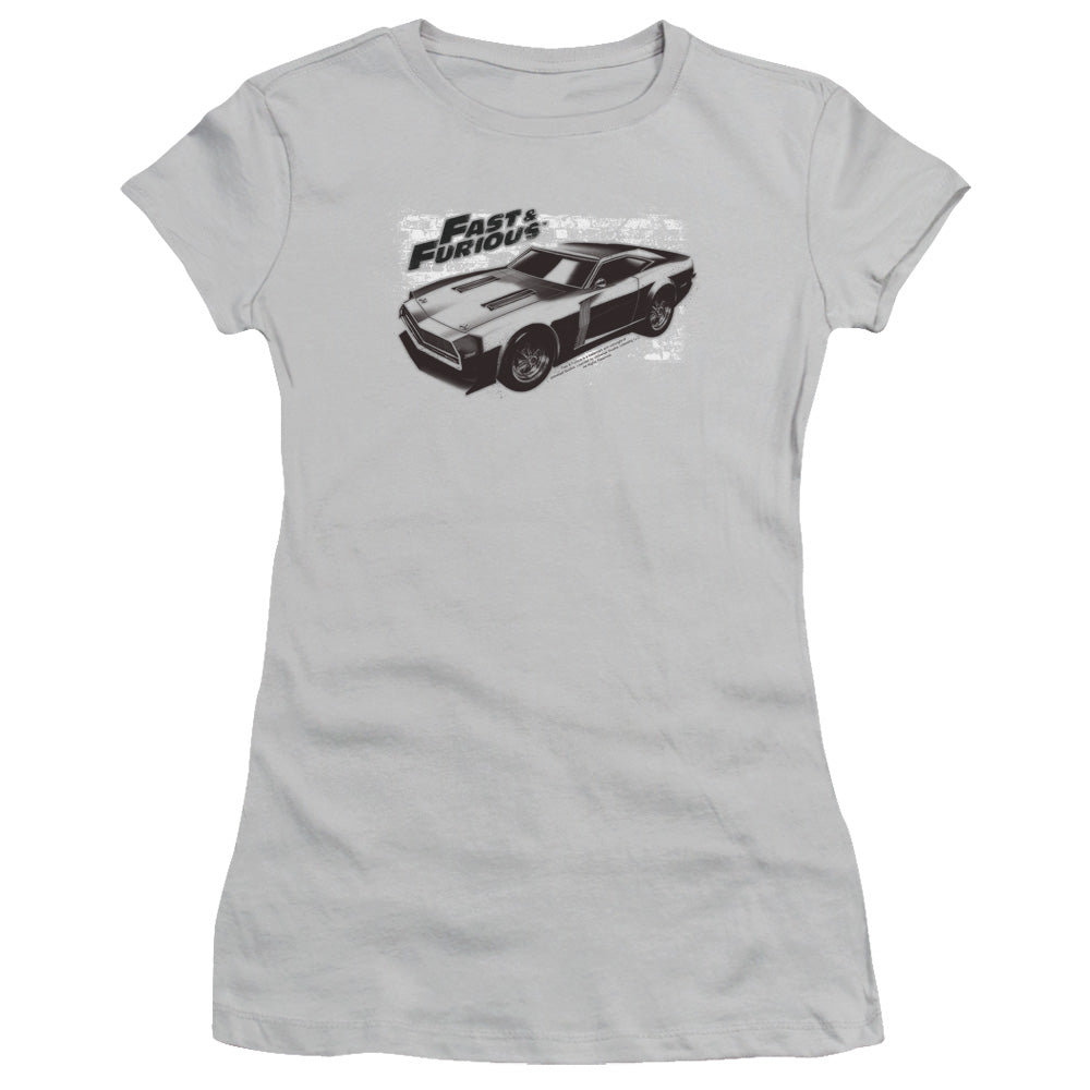 Fast And The Furioushort Sleevepray Car - S - S Junior Sheer - Silver - Sm - Silver T-shirt