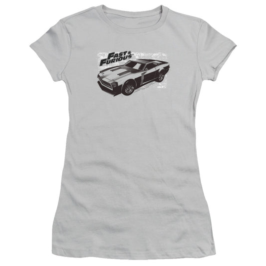 Fast And The Furioushort Sleevepray Car - S - S Junior Sheer - Silver - Sm - Silver T-shirt