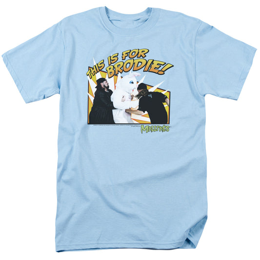 Mallrats - Bunny Beatdown - Short Sleeve Adult 18/1 - Light Blue T-shirt