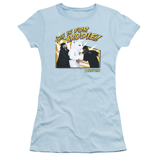 Mallrats - Bunny Beatdown - Short Sleeve Junior Sheer - Light Blue T-shirt