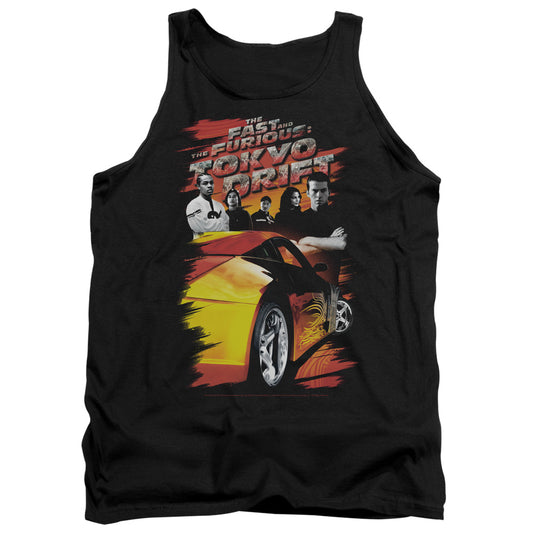 Tokyo Drift - Drifting Crew - Adult Tank - Black