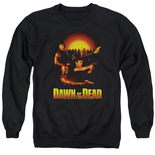 Dawn Of The Dead - Dawn Collage - Adult Crewneck Sweatshirt - Black