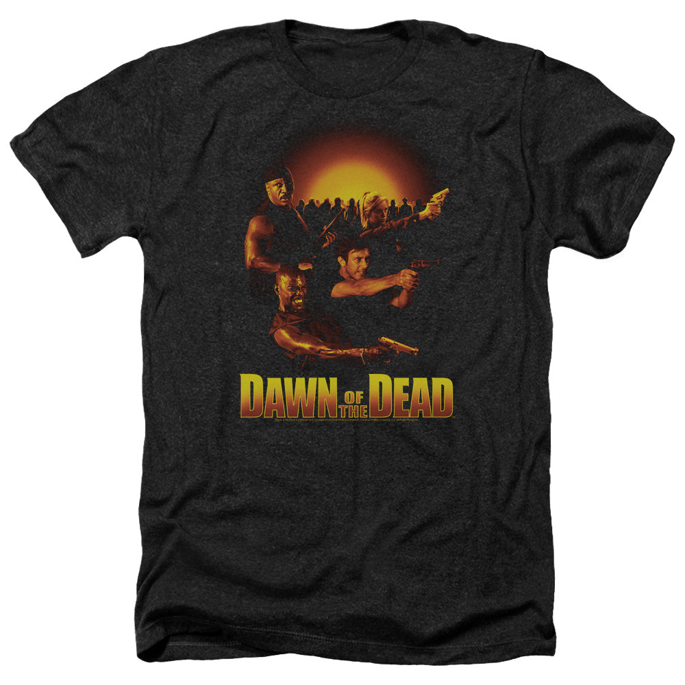 Dawn Of The Dead - Dawn Collage - Adult Heather - Black