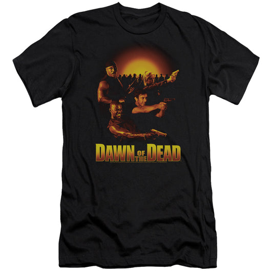 Dawn Of The Dead - Dawn Collage - Short Sleeve Adult 30/1 - Black T-shirt