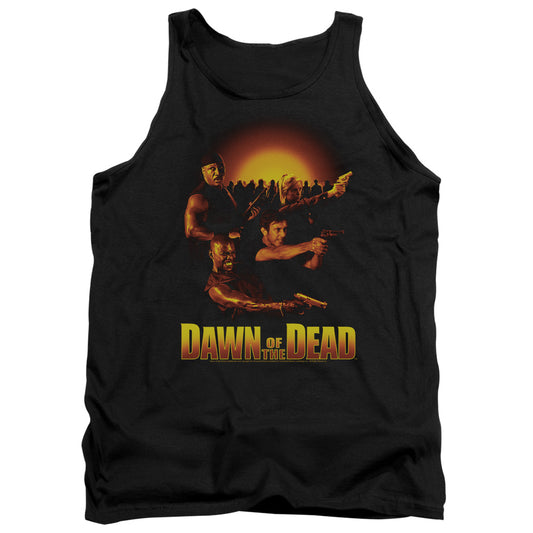 Dawn Of The Dead - Dawn Collage - Adult Tank - Black - Sm - Black