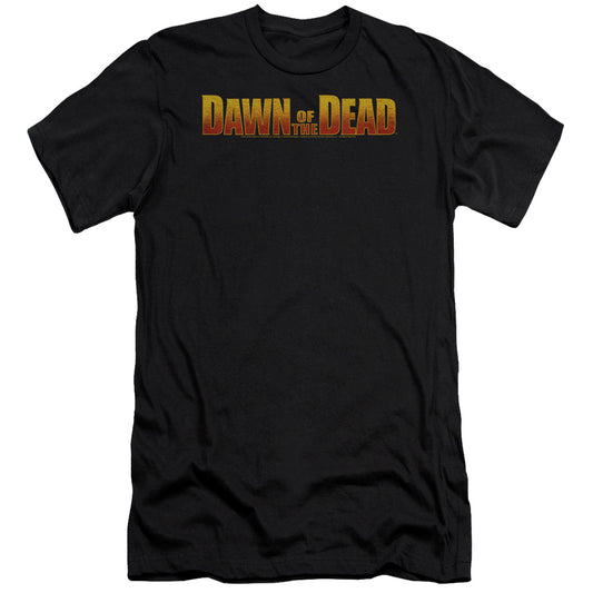 DAWN OF THE DEAD DAWN LOGO - S/S ADULT 30/1 - BLACK - SM - BLACK T-Shirt