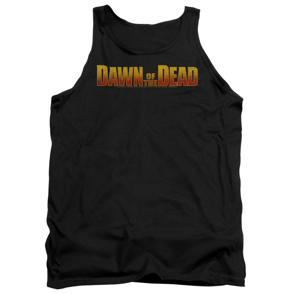 Dawn Of The Dead - Dawn Logo - Adult Tank - Black - Sm - Black