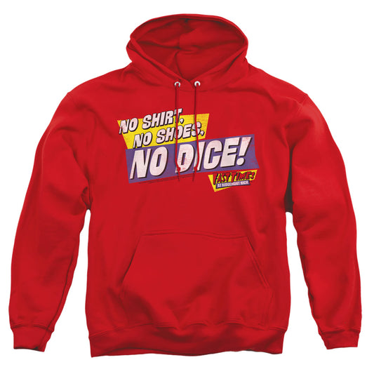 Fast Times Ridgemont High - No Dice - Adult Pull-over Hoodie - Red