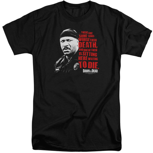 DAWN OF THE DEAD WORSE THAN DEATH - S/S ADULT TALL - BLACK - XL T-Shirt