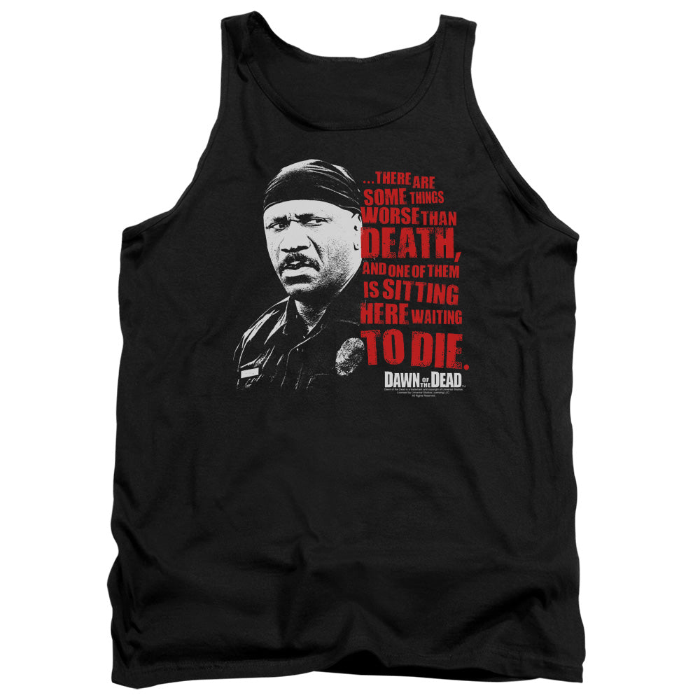 Dawn Of The Dead - Worse Than Death - Adult Tank - Black - Sm - Black