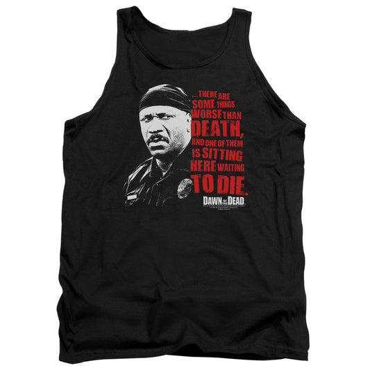 Dawn Of The Dead - Worse Than Death - Adult Tank - Black - Sm - Black