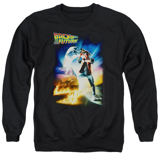 Back To The Future - Poster - Adult Crewneck Sweatshirt - Black