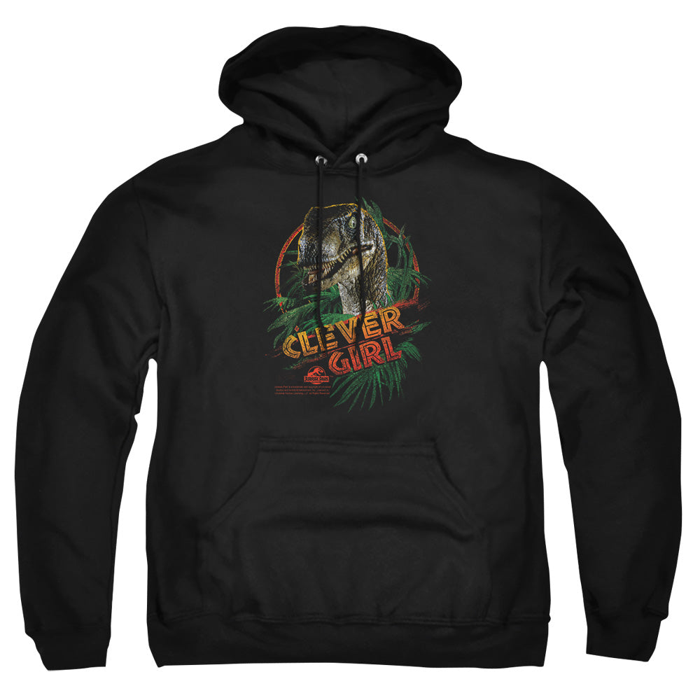 Jurassic Park - Clever Girl - Adult Pull-over Hoodie - Black