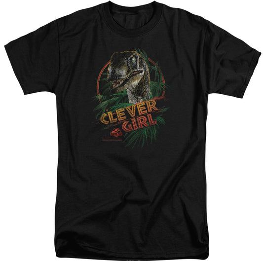 Jurassic Park - Clever Girl - Short Sleeve Adult Tall - Black T-shirt