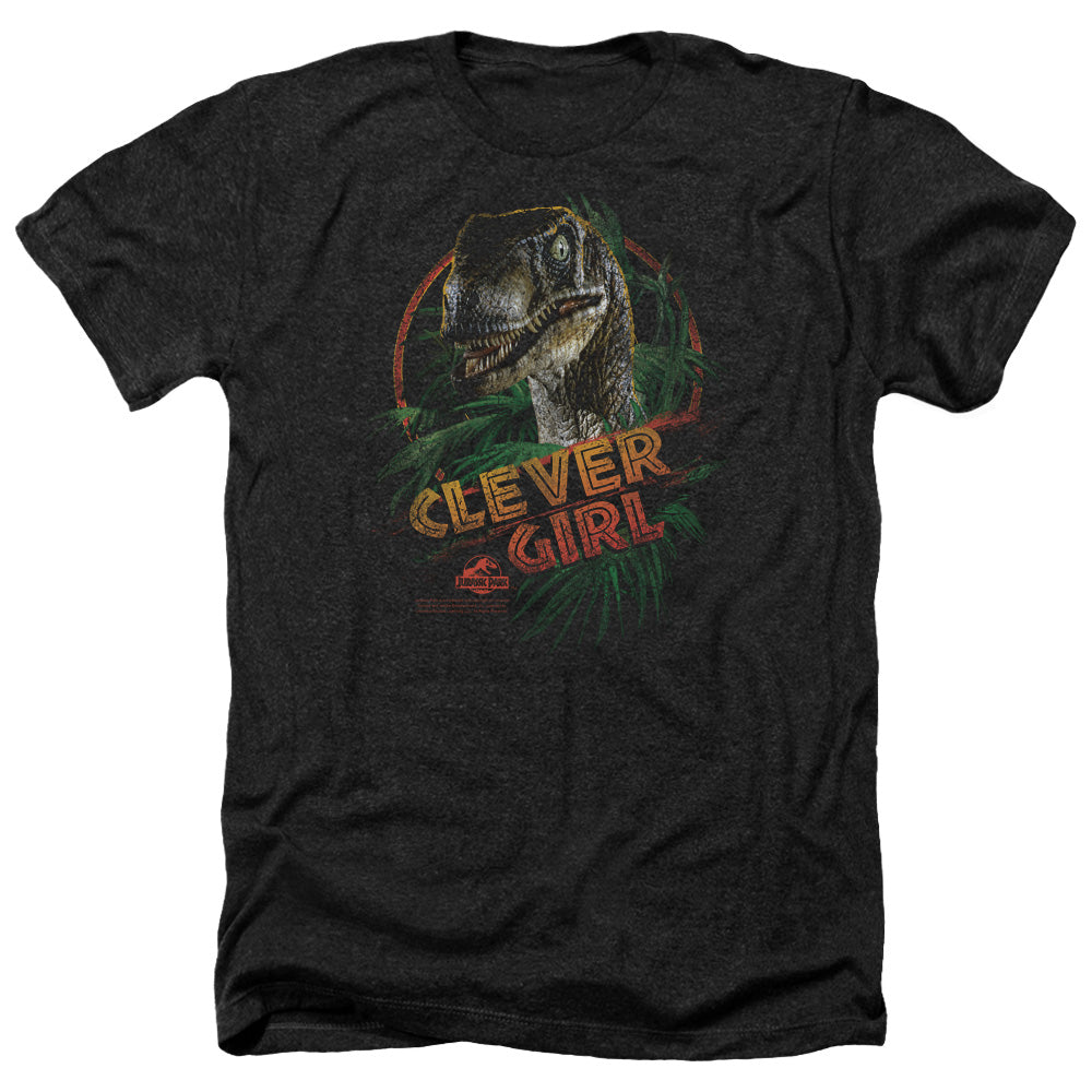 Jurassic Park - Clever Girl - Adult Heather-black