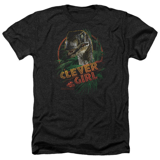 Jurassic Park - Clever Girl - Adult Heather-black