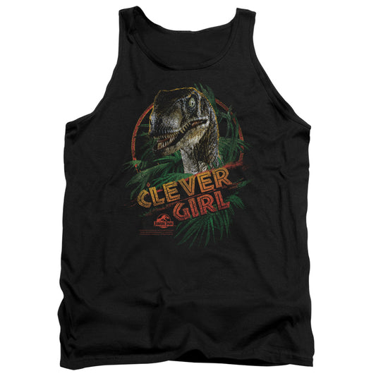 Jurassic Park Clever Girl - Adult Tank - Black