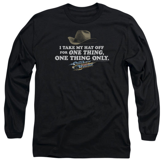 Smokey And The Bandit - Hat - Long Sleeve Adult 18/1 - Black T-shirt