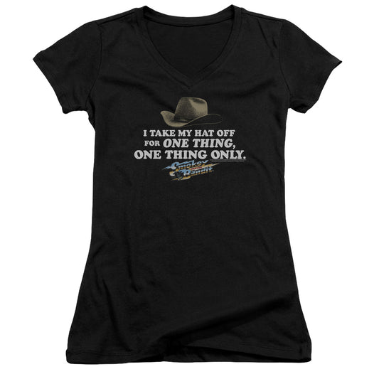 Smokey And The Bandit - Hat - Junior V-neck - Black
