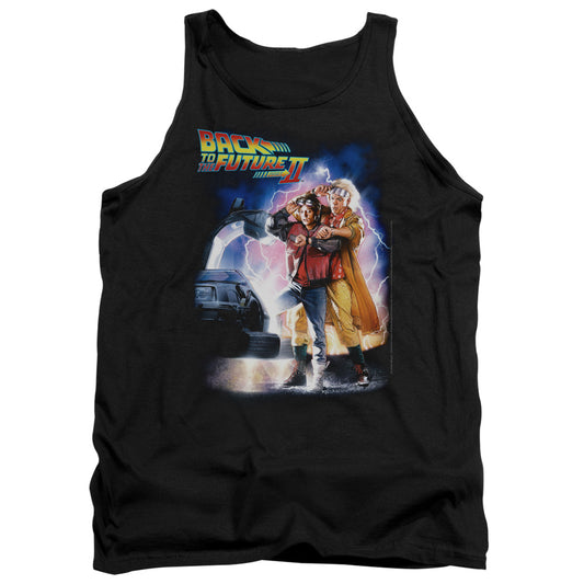 Back To The Future Ii - Poster - Adult Tank - Black - Sm - Black