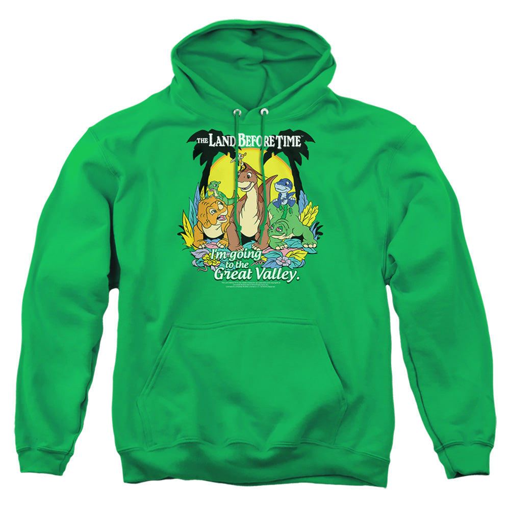 Land Before Time - Great Valley - Adult Pull-over Hoodie - Kelly Green