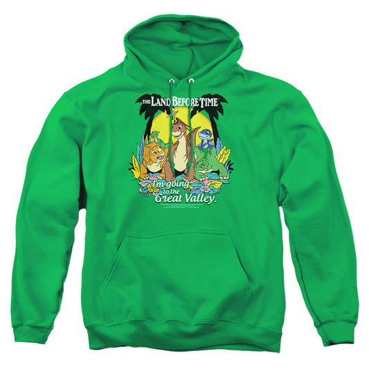 Land Before Time - Great Valley - Adult Pull-over Hoodie - Kelly Green