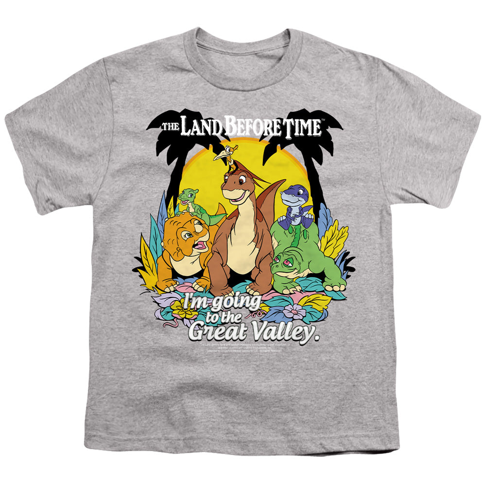 Land Before Time - Great Valley - Short Sleeve Youth 18/1 - Kelly Green T-shirt