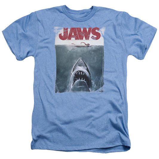 Jaws - Title - Adult Heather - Light Blue