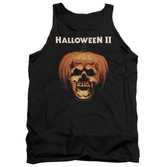Halloween Ii - Pumpkin Shell - Adult Tank - Black - Sm - Black