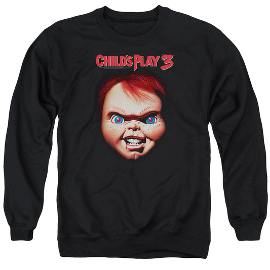 Childs Play 3 - Chucky - Adult Crewneck Sweatshirt - Black