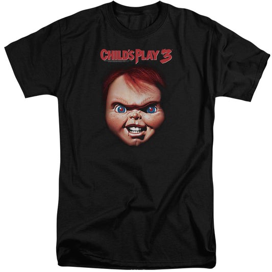Childs Play 3 - Chucky - Short Sleeve Adult Tall - Black - Xl - Black T-shirt