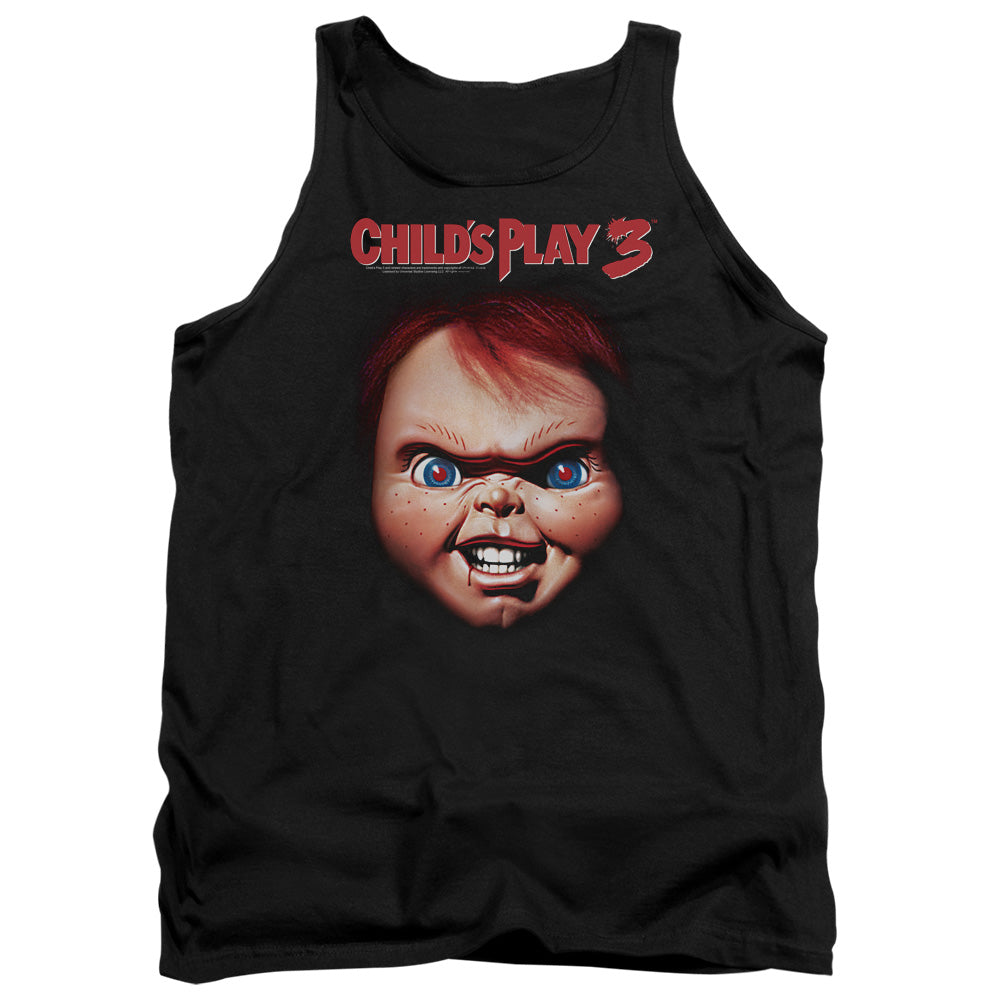 Childs Play 3 - Chucky - Adult Tank - Black - Sm - Black