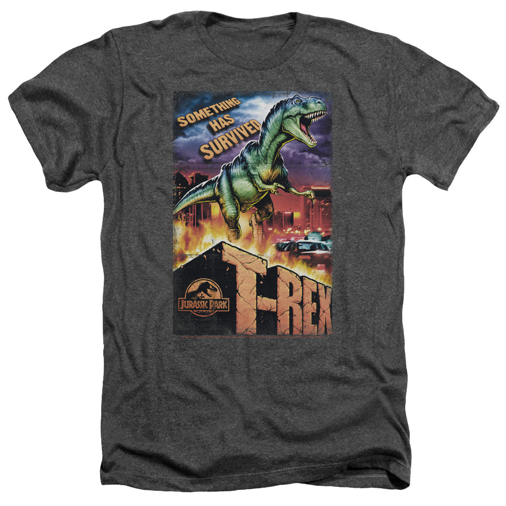 Jurassic Park - Rex In The City - Adult Heather - Charcoal