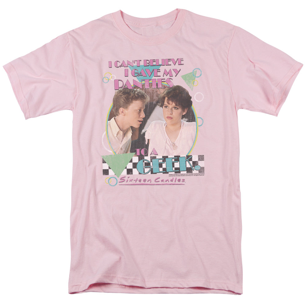 Sixteen Candles - Panties - Short Sleeve Adult 18/1 - Pink T-shirt