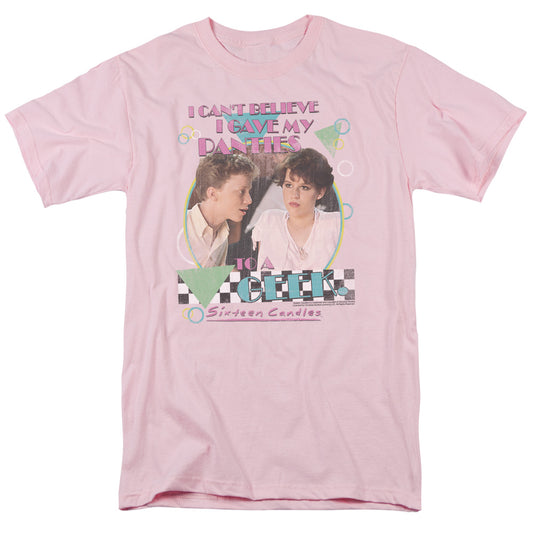 Sixteen Candles - Panties - Short Sleeve Adult 18/1 - Pink T-shirt