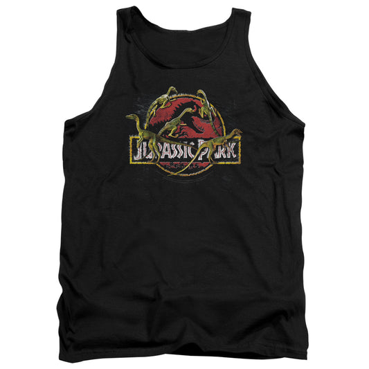 Jurassic Park - Something Has Survived - Adult Tank - Black