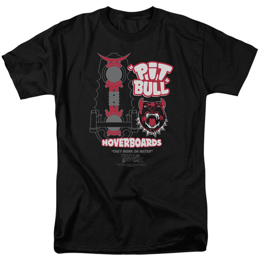 Back To The Future Ii - Pit Bull - Short Sleeve Adult 18/1 - Black T-shirt