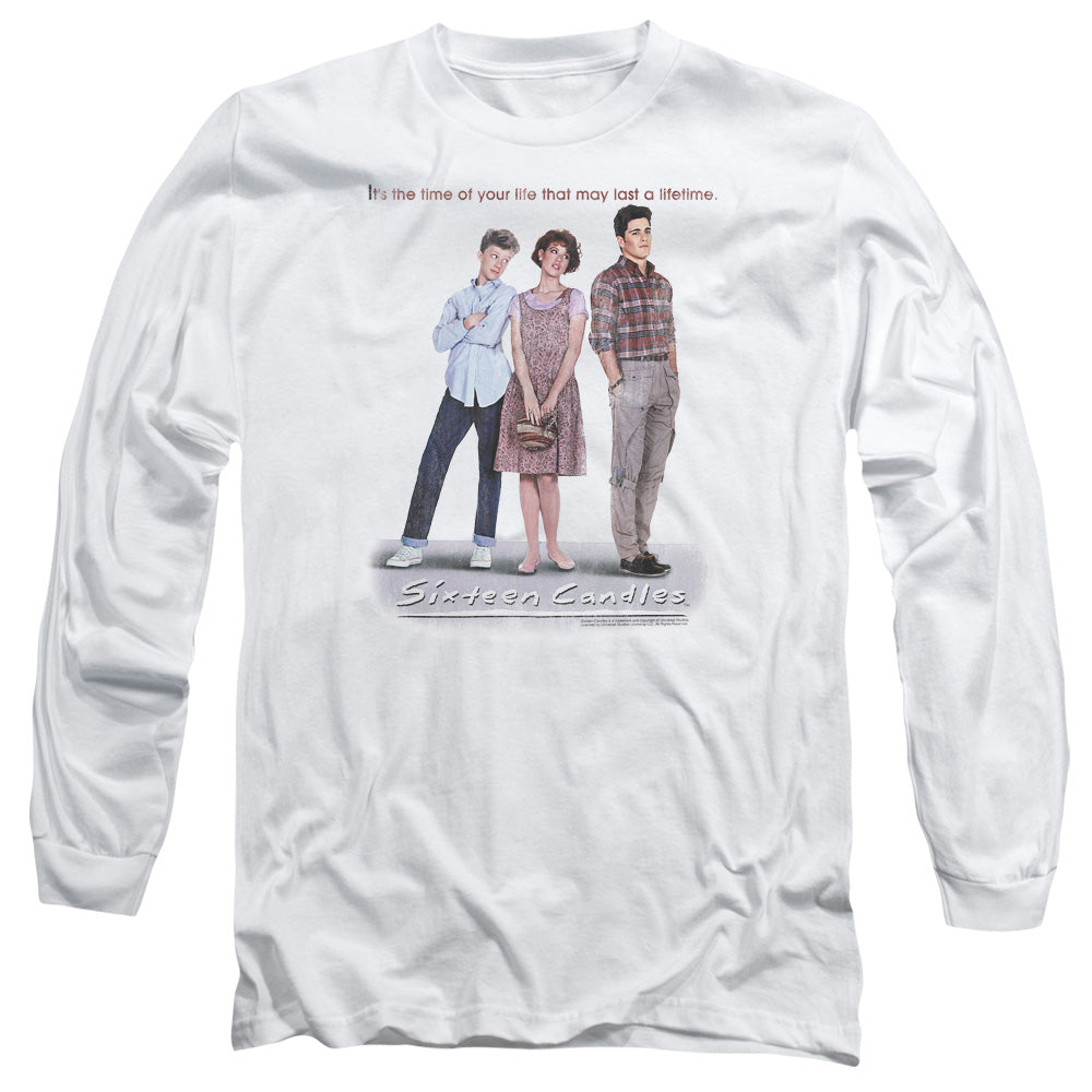 Sixteen Candles - Poster - Long Sleeve Adult 18/1 - White T-shirt