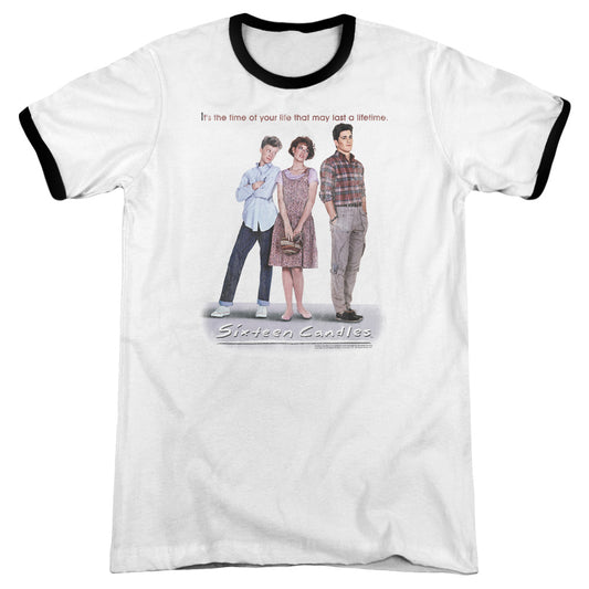 Sixteen Candles Poster - Adult Ringer - White/black