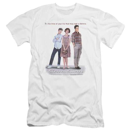 Sixteen Candles - Poster-premuim Canvas Adult Slim Fit 30/1 - White