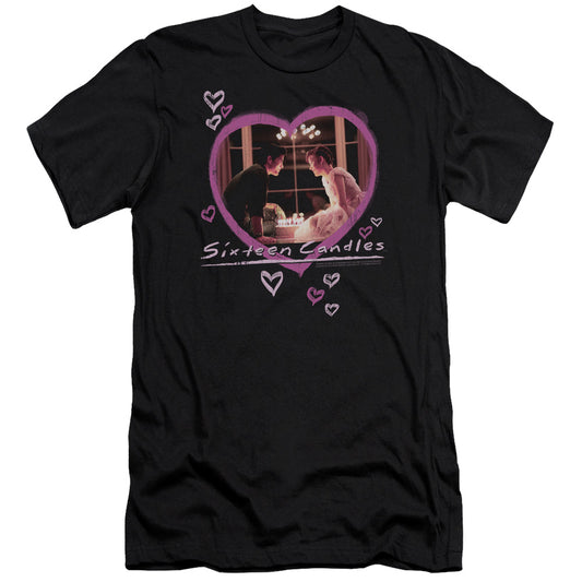 Sixteen Candles - Candles - Short Sleeve Adult 30/1 - Black T-shirt