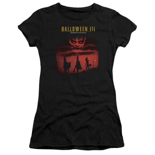 Halloween Iii - Season Of The Witch - Short Sleeve Junior Sheer - Black T-shirt