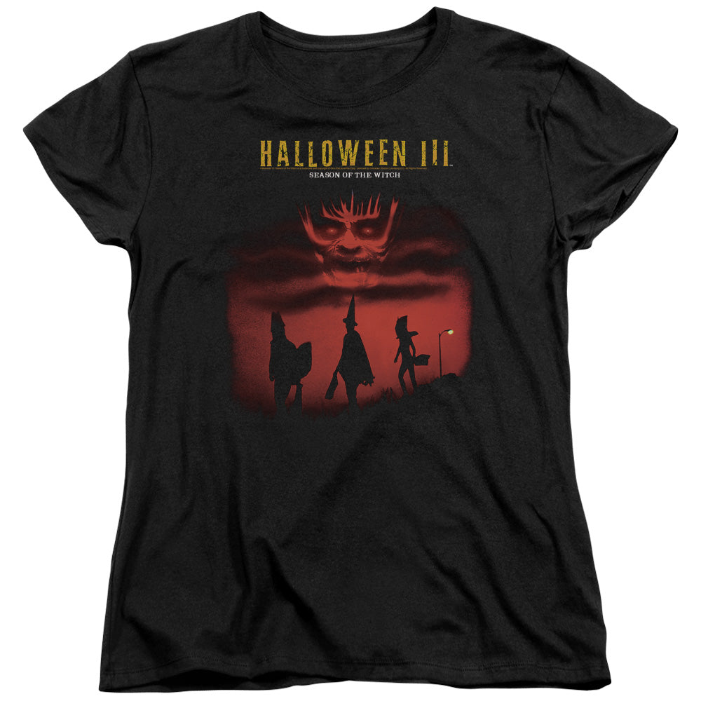 Halloween Iii - Season Of The Witch - Short Sleeve Womens Tee - Black T-shirt
