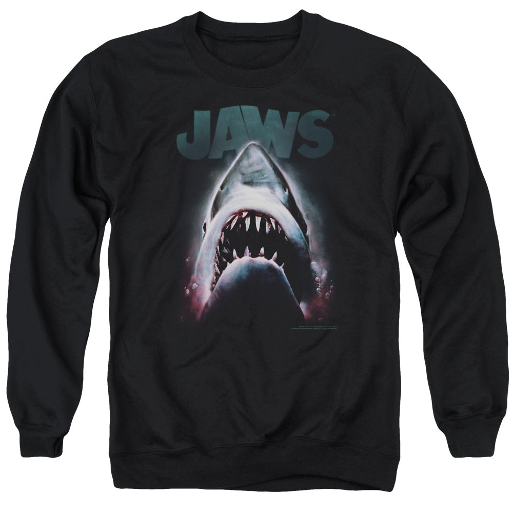 Jaws - Terror In The Deep - Adult Crewneck Sweatshirt - Black