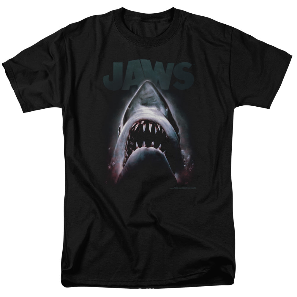 Jaws - Terror In The Deep - Short Sleeve Adult 18/1 - Black T-shirt