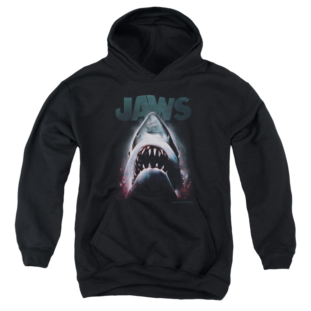 Jaws - Terror In The Deep - Youth Pull-over Hoodie - Black