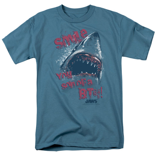 Jawshort Sleevemile - S - S Adult 18/1 - Slate T-shirt